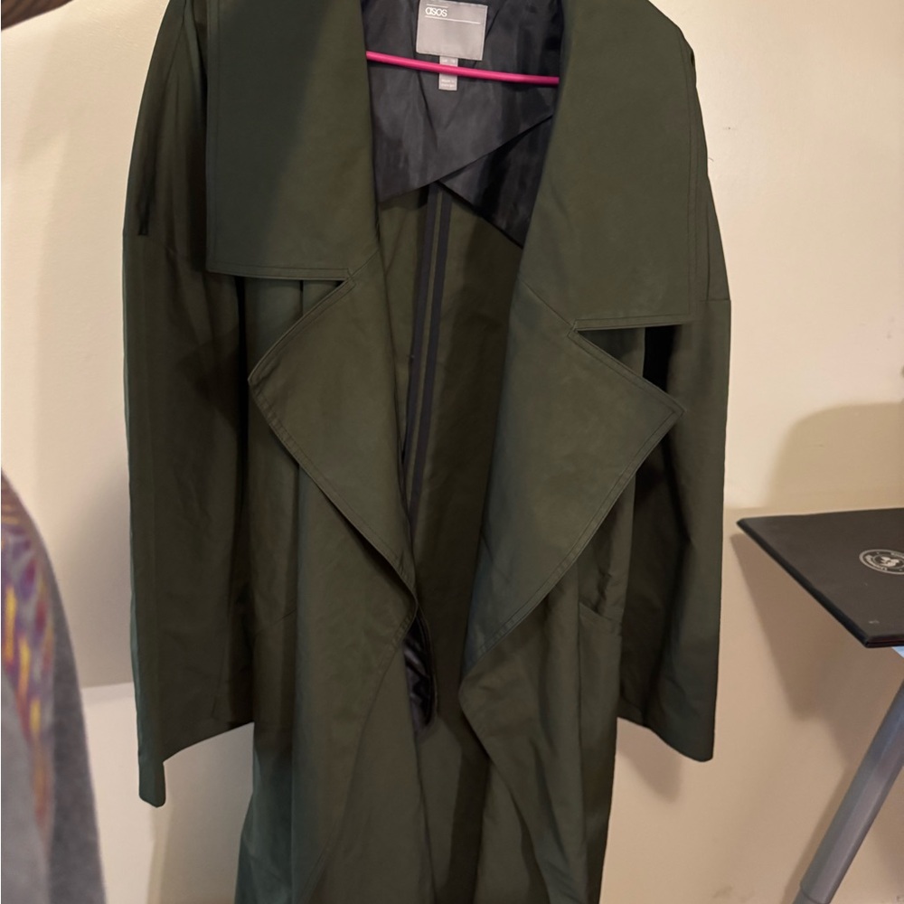 ASOS Dark Green Women's Trench Coat